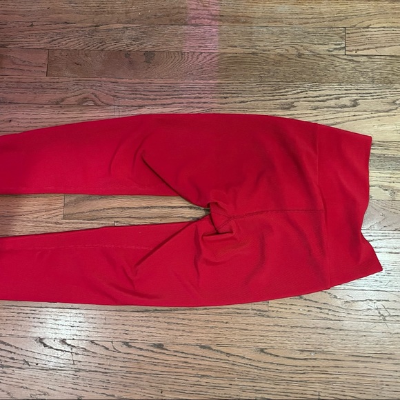 Beach Riot Cara Ribbed Leggings - Red - Picture 6 of 9